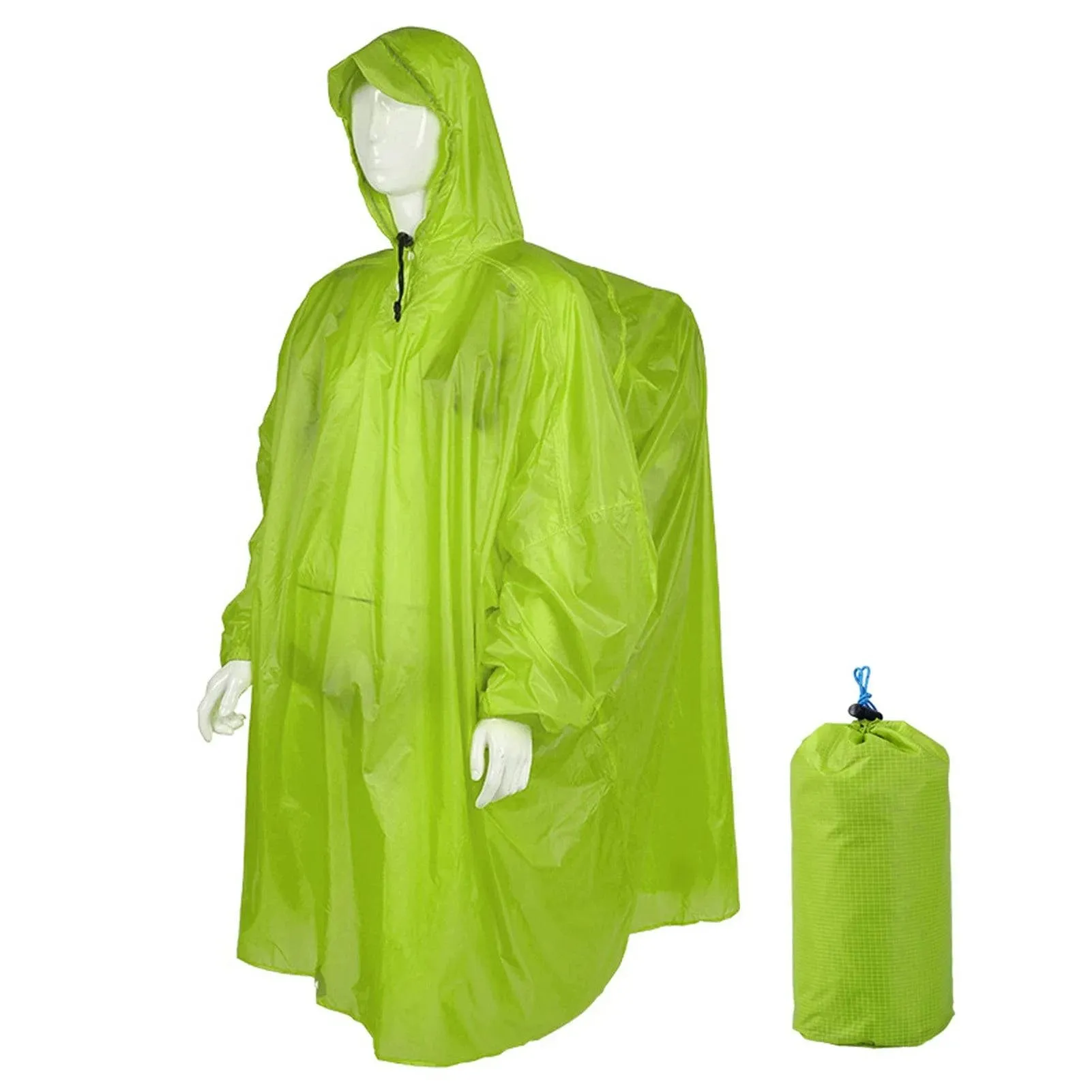 Outdoor Raincoat Lightweight Waterproof Poncho Water-resistant Climbing Backpack Rain Cover For Camping Hiking Travel