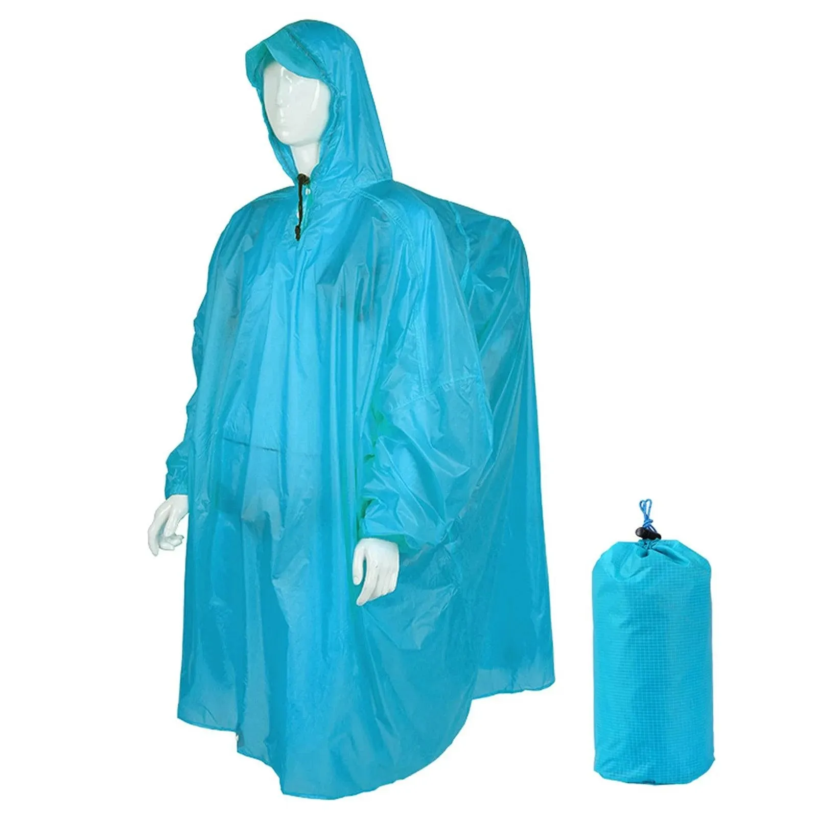 Outdoor Raincoat Lightweight Waterproof Poncho Water-resistant Climbing Backpack Rain Cover For Camping Hiking Travel