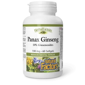 Panax Ginseng 100 mg, HerbalFactors