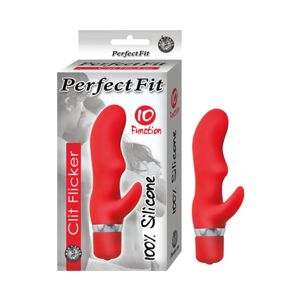 Perfection Fit Clit Flicker Red Vibrator