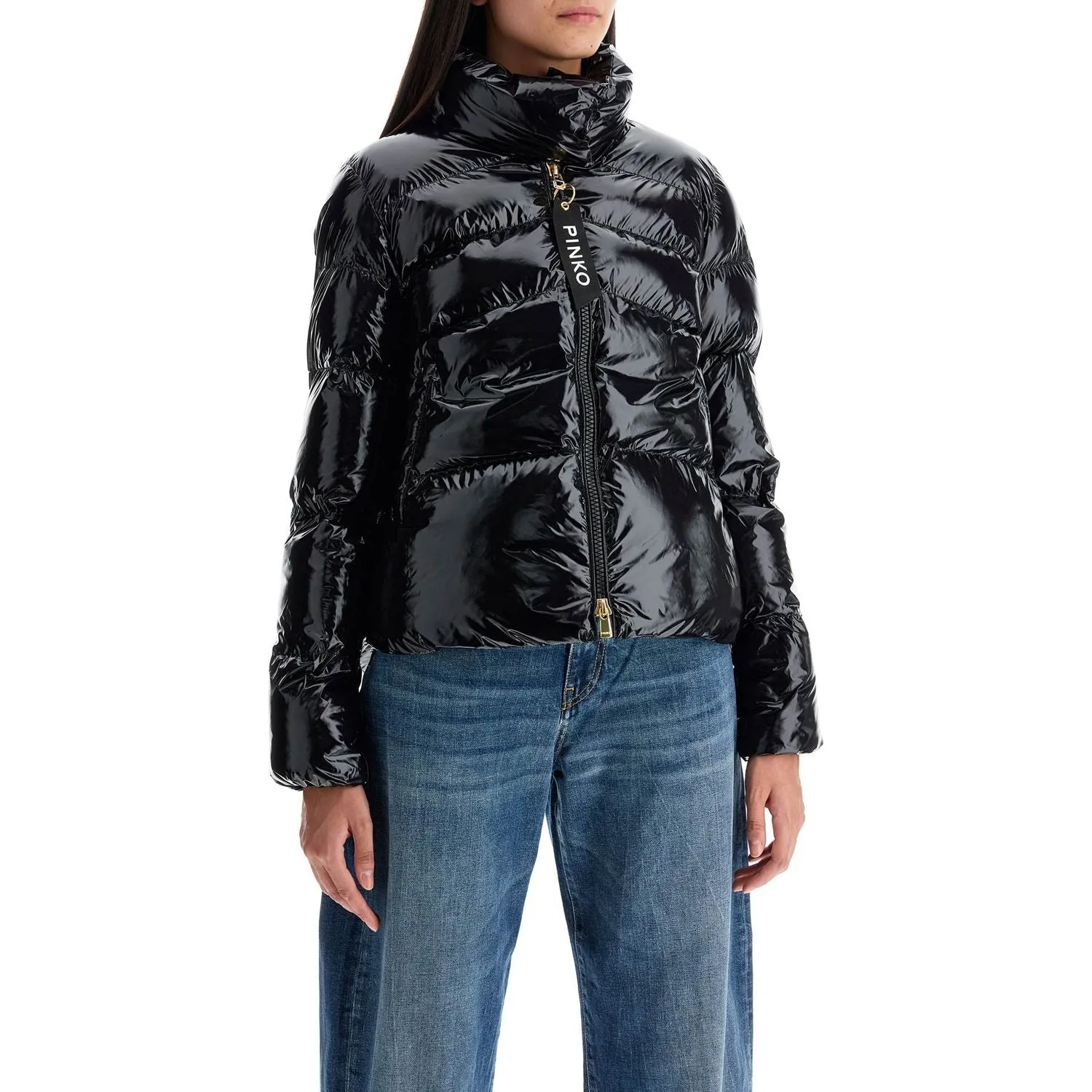 Pinko "crystal nylon down jacket"