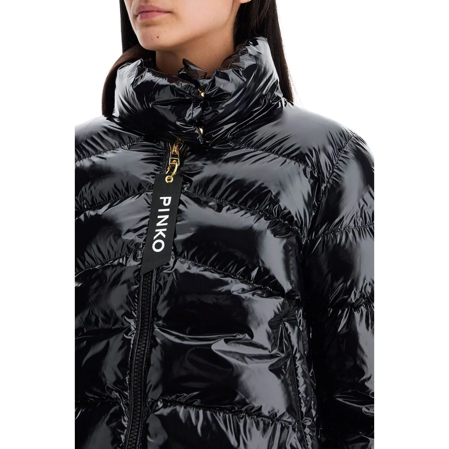 Pinko "crystal nylon down jacket"