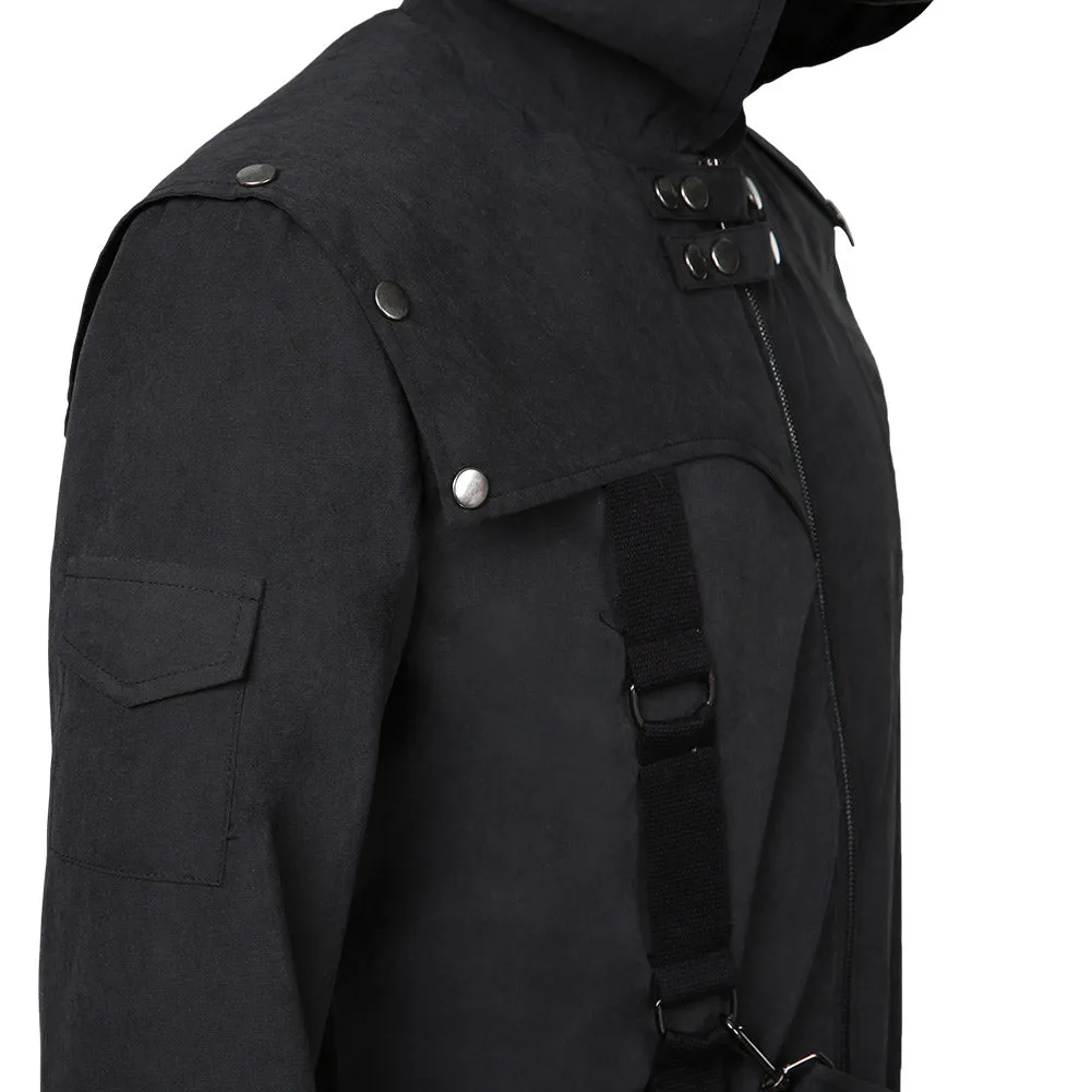 Plague Doctor Men Steampunk Gothic Hooded Jacket Coats Halloween Carnival Suit Cosplay Costume