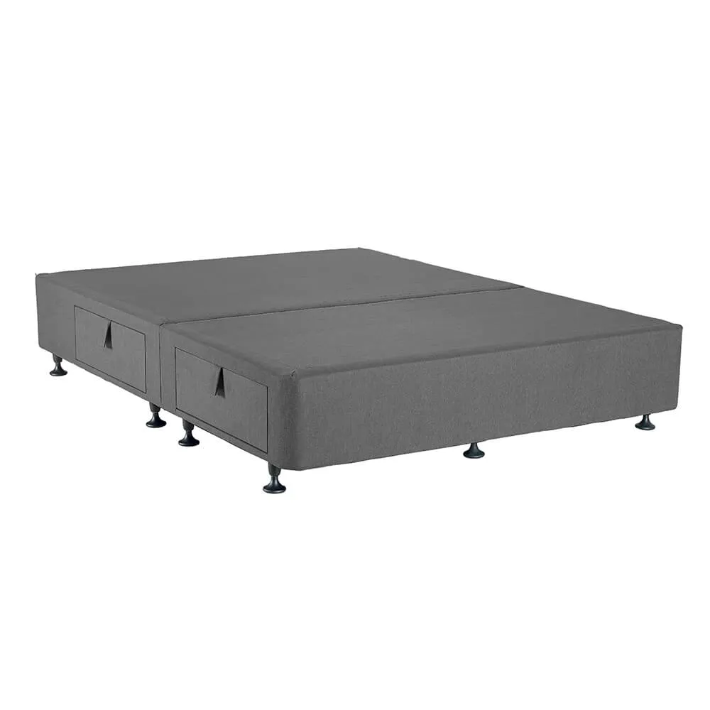 Premium Platform 4 Drawer East West Super King Base Graphite