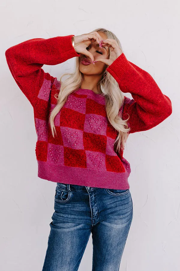 Queen Of Hearts Knit Sweater