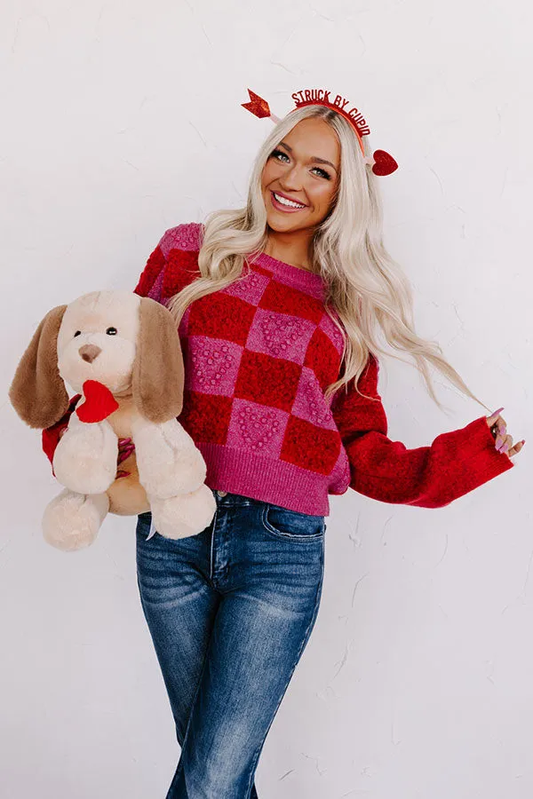 Queen Of Hearts Knit Sweater