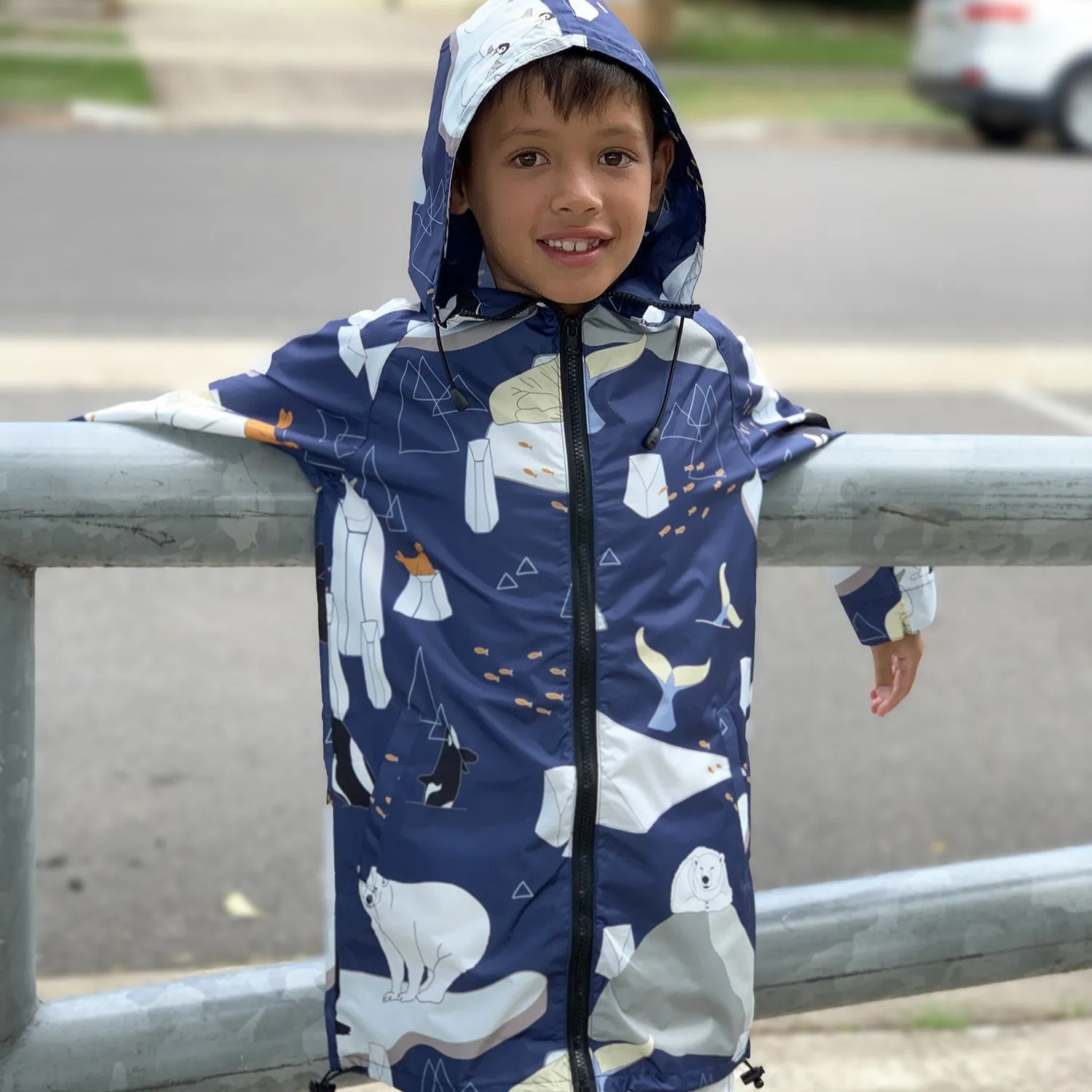 Raincoat: Arctic Animals Kids