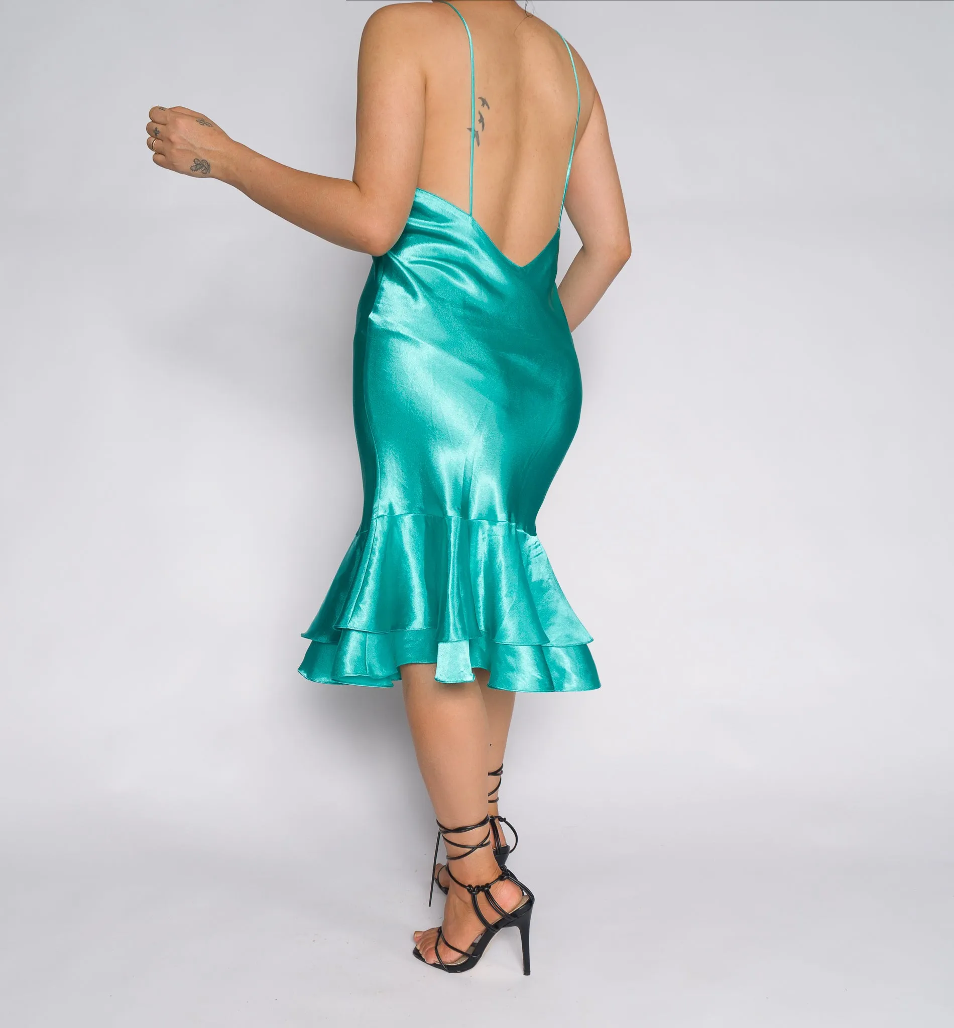 Rare Vintage Jade Slip Dress