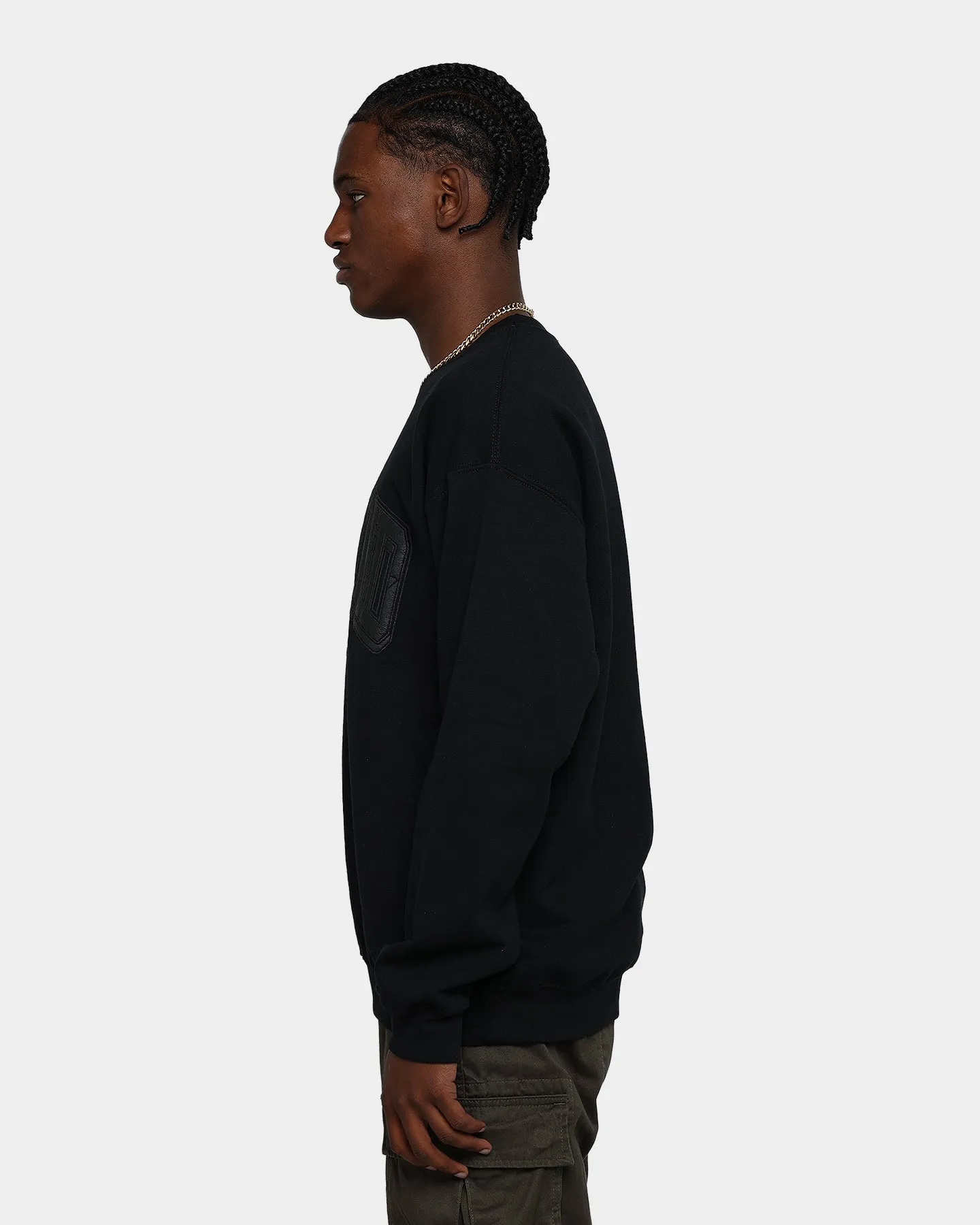 Rats Get Fat Paranoid Crewneck Black