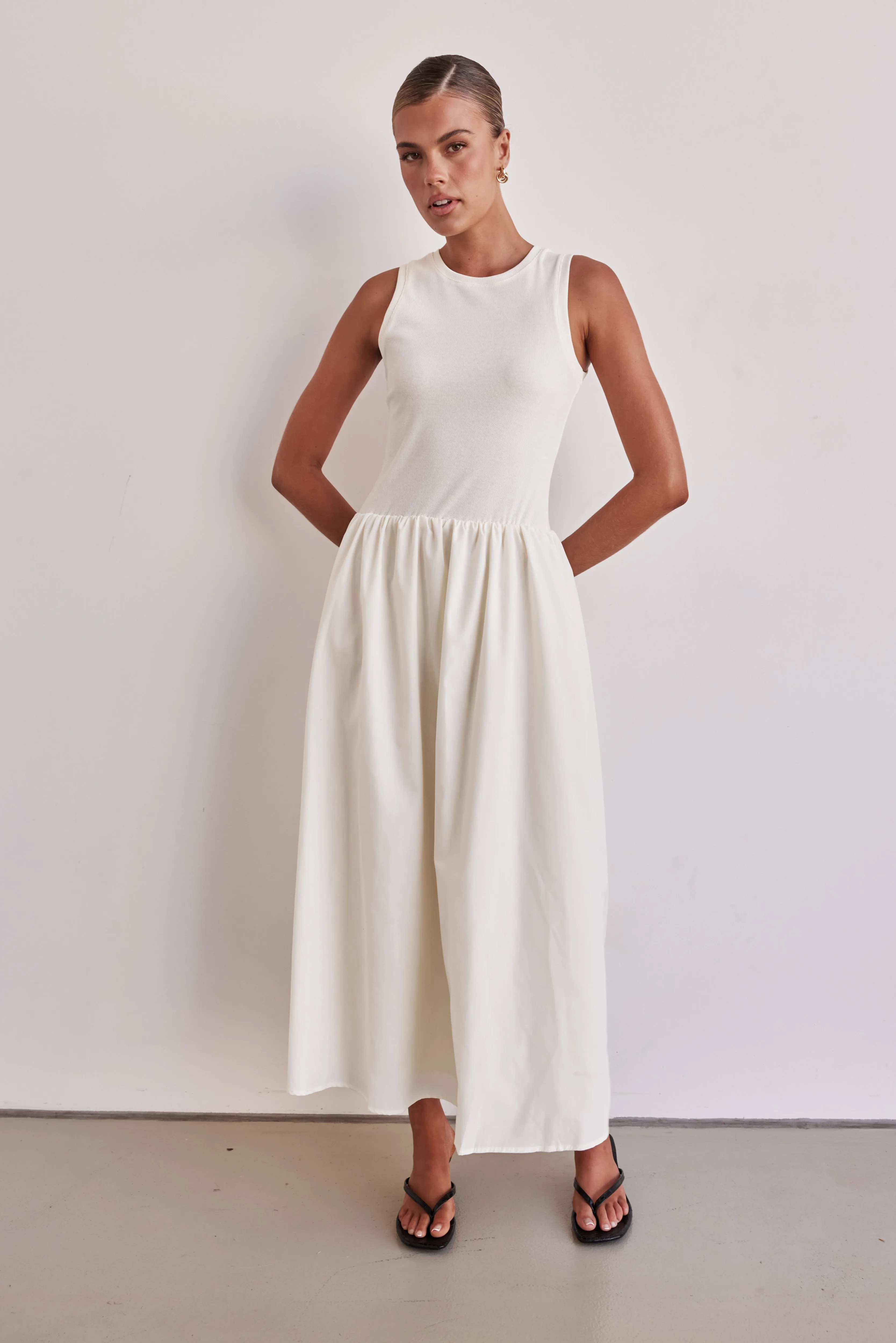 Reign Maxi Dress (Cream)