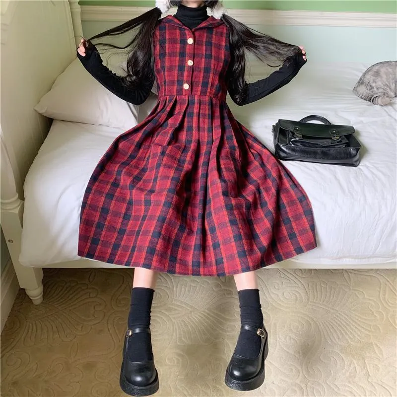 Retro Plaid Dress SD00255