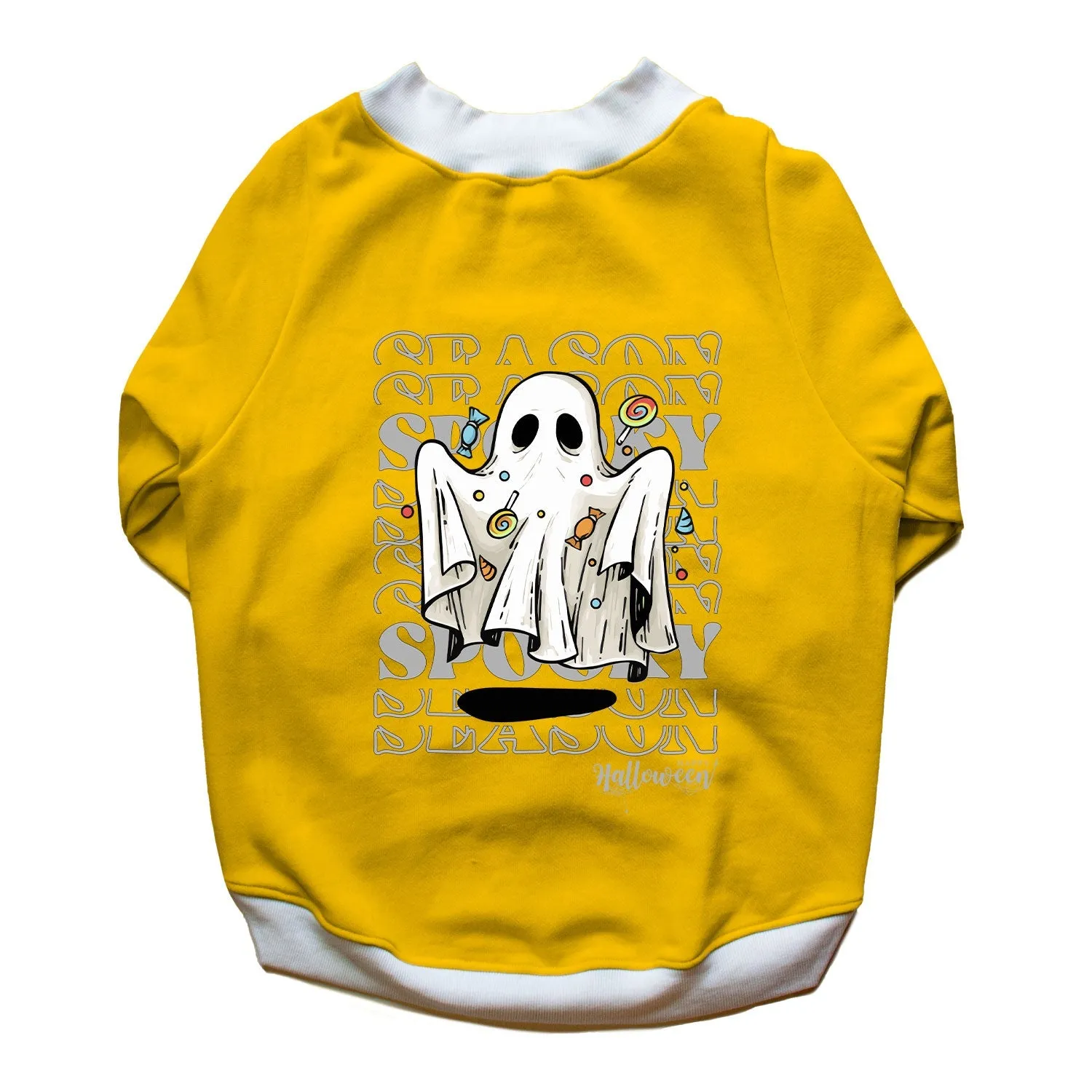 Ruse 'Basics' "Spooky Season" Printed Crew Neck Full Sleeve Sweatshirt For Dogs