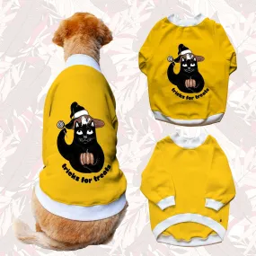 Ruse 'Basics' "Tricks For Treats" Printed Crew Neck Full Sleeve Sweatshirt For Dogs