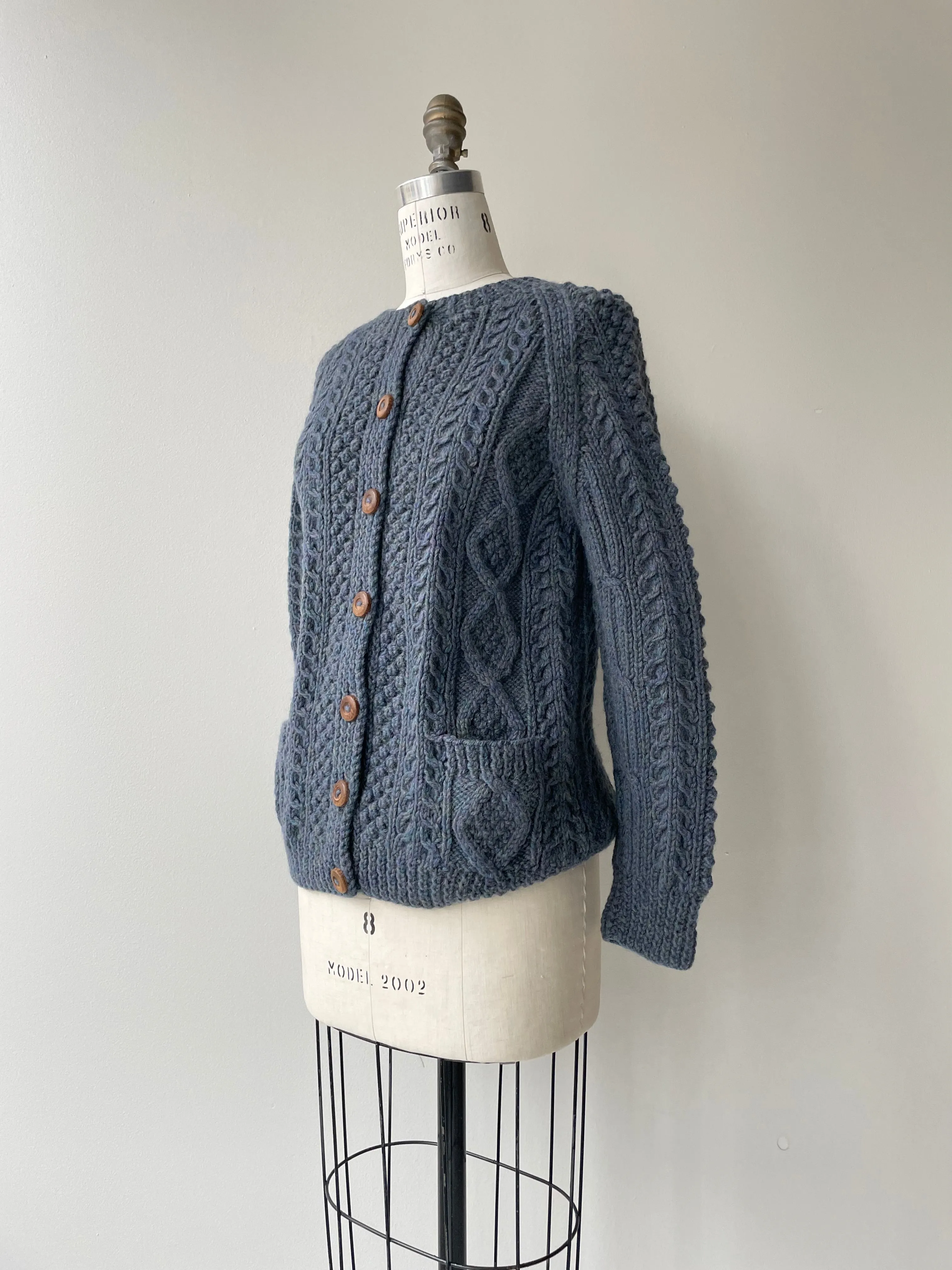 Shab-Ilag Irish Wool Cardigan