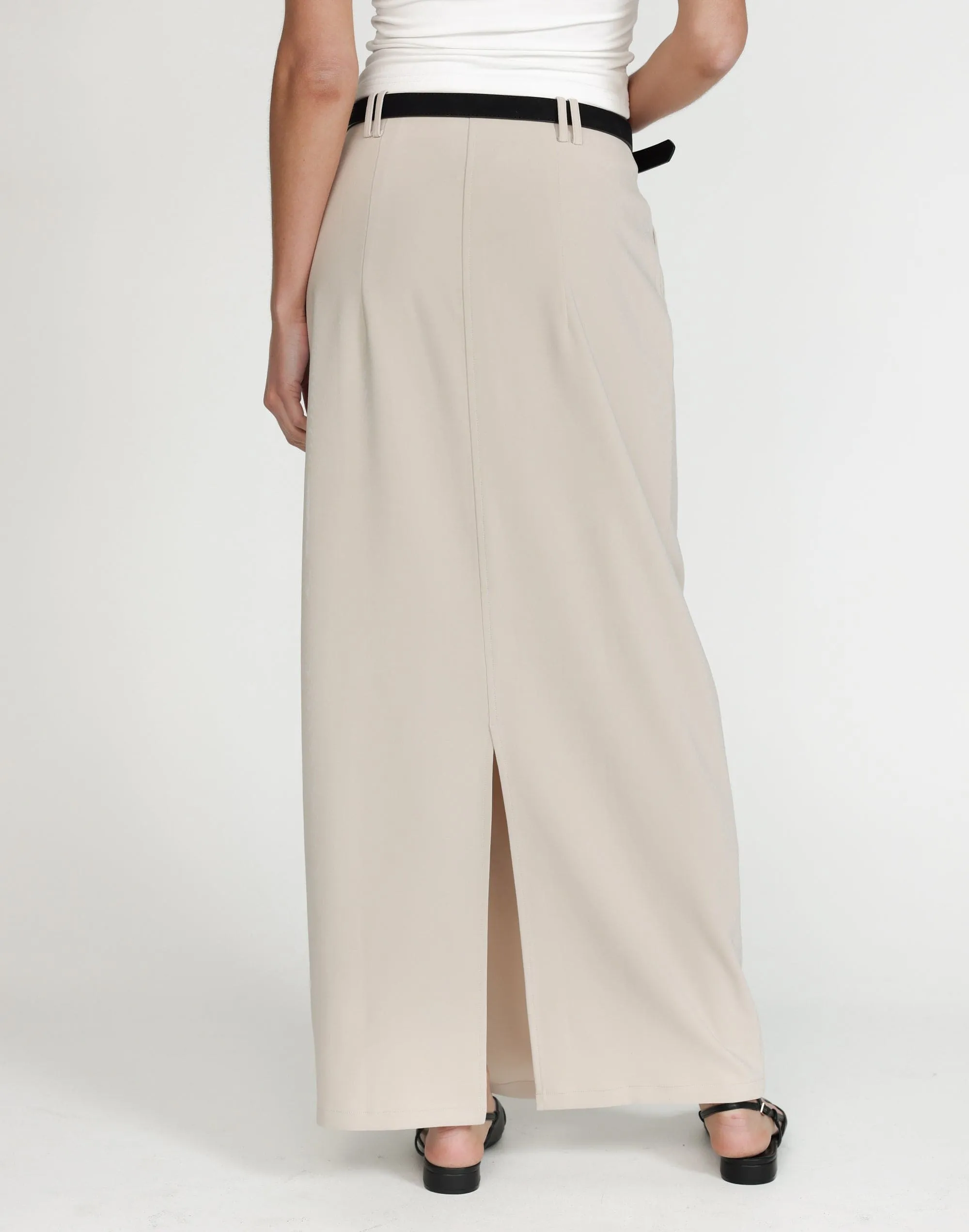 Sherin Maxi Skirt (Oat)