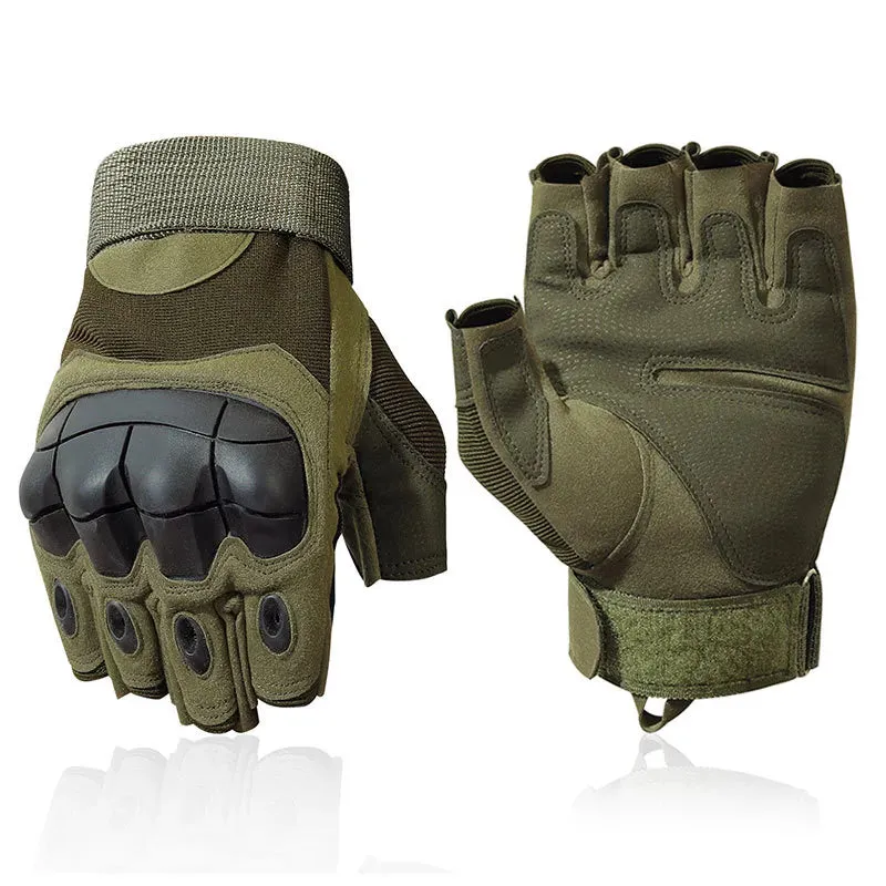 Tactical Half Fingerless Gloves Military Glove Outdoor Fitness Sport Camping Climbing Cycling Hunting Hiking Shooting Gloves Men