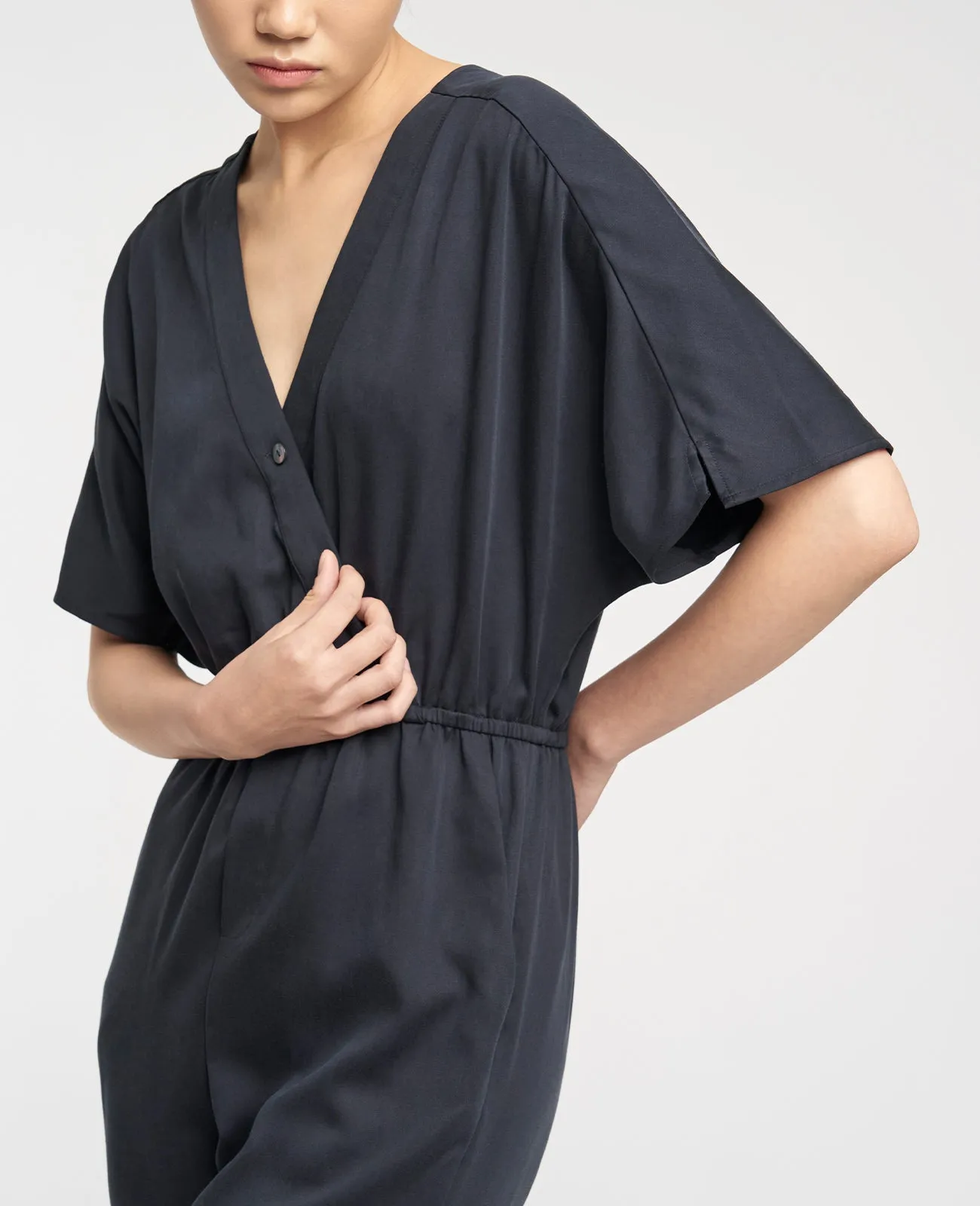 Tencel Wrap Jumpsuit