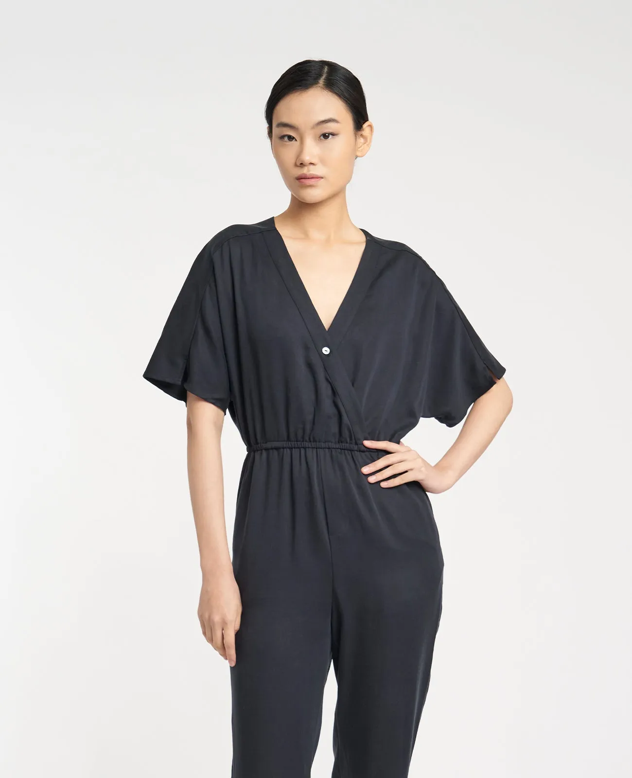 Tencel Wrap Jumpsuit