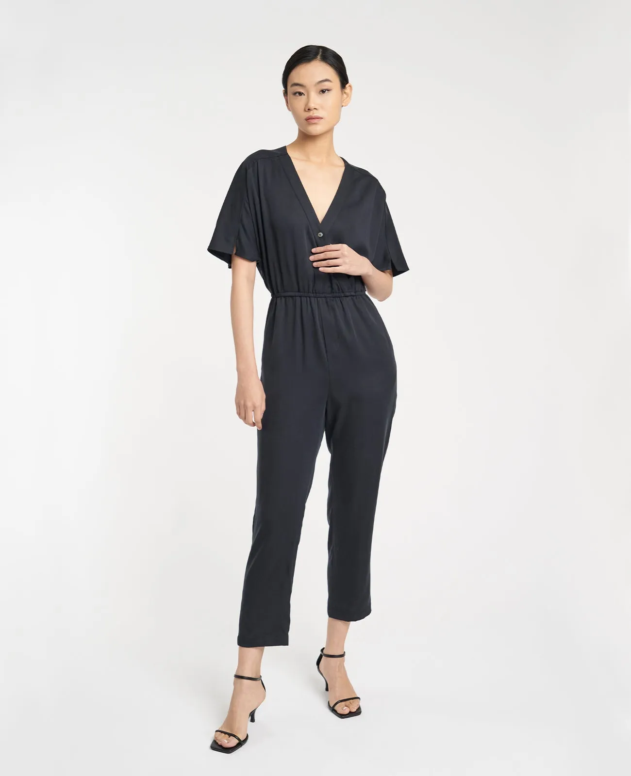 Tencel Wrap Jumpsuit