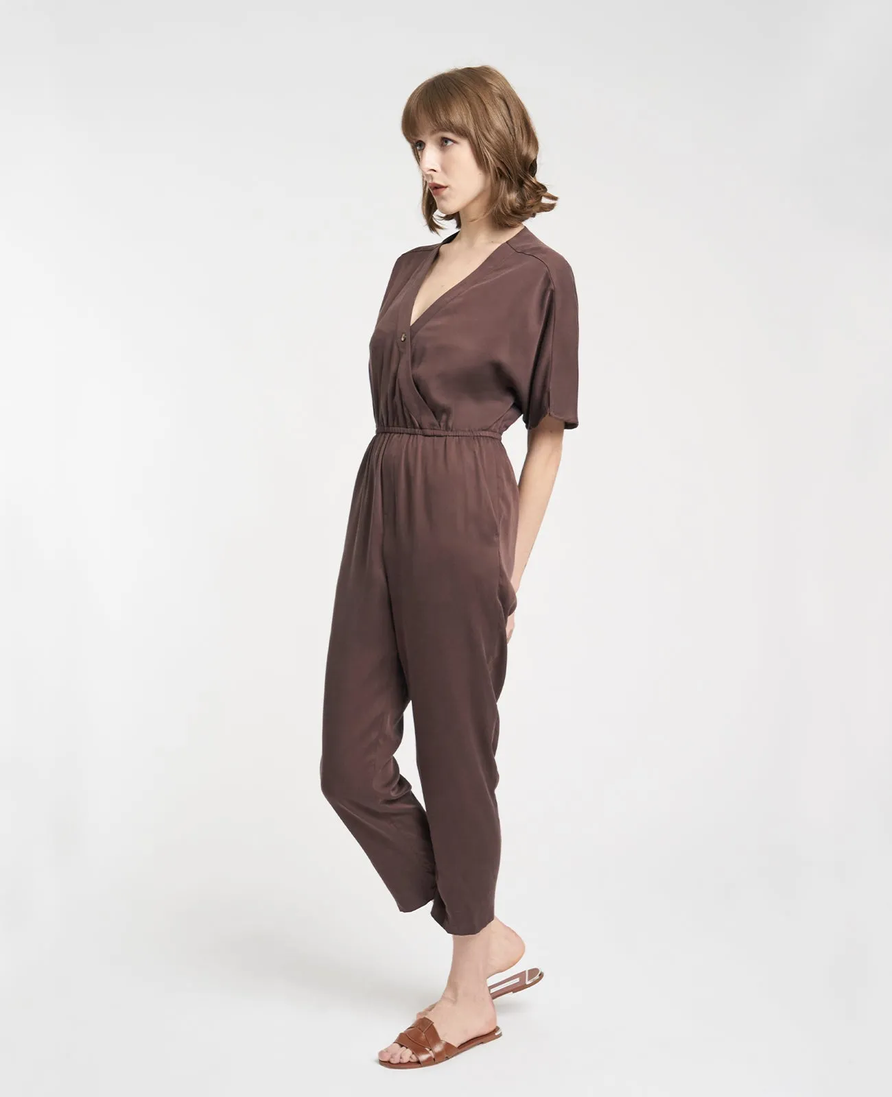 Tencel Wrap Jumpsuit