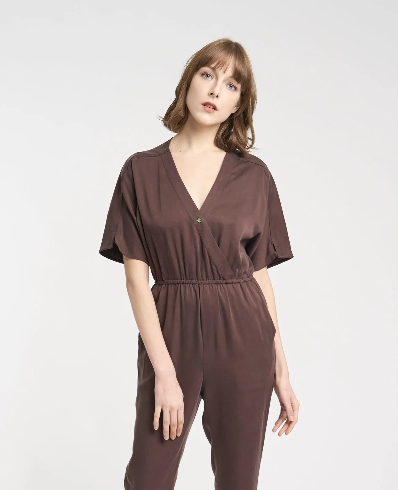 Tencel Wrap Jumpsuit