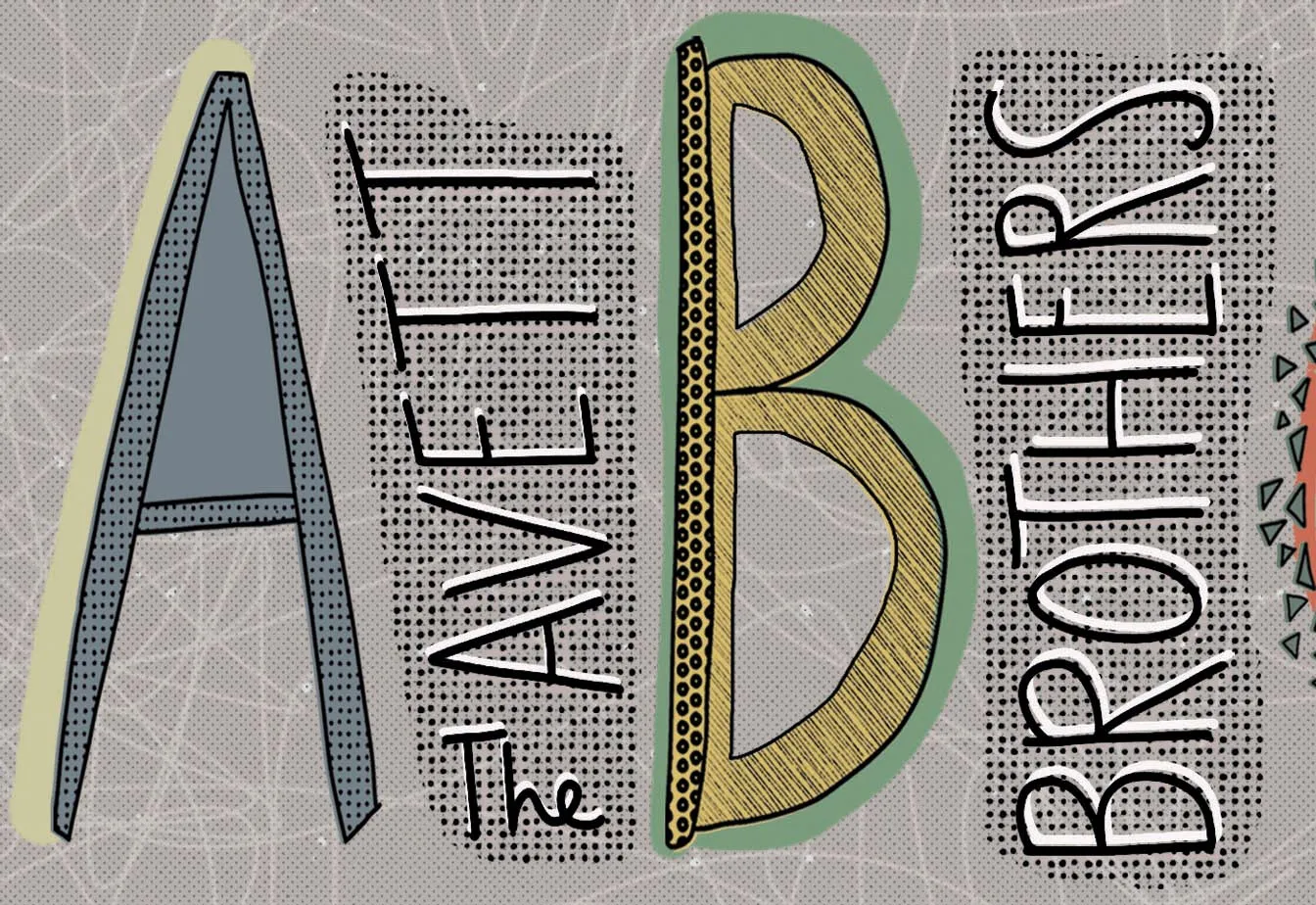 The Avett Brother's ABC Alphabet Art