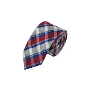 The Schoolboy Necktie - Red/Grey