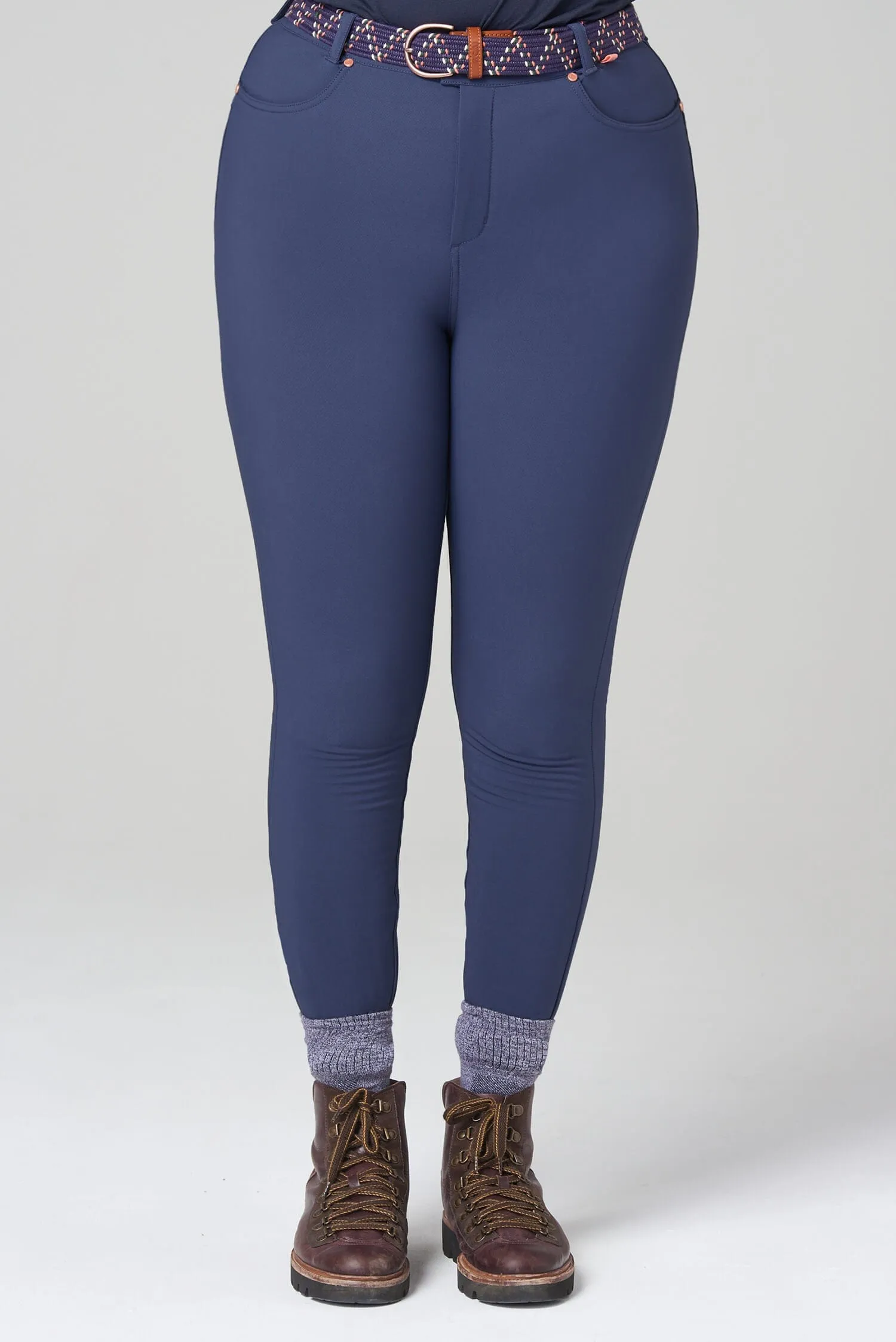 Thermal Skinny Outdoor Trousers - Steel Blue