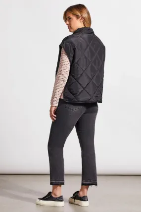 Tribal | Packable Vest with Grosgrain Trim