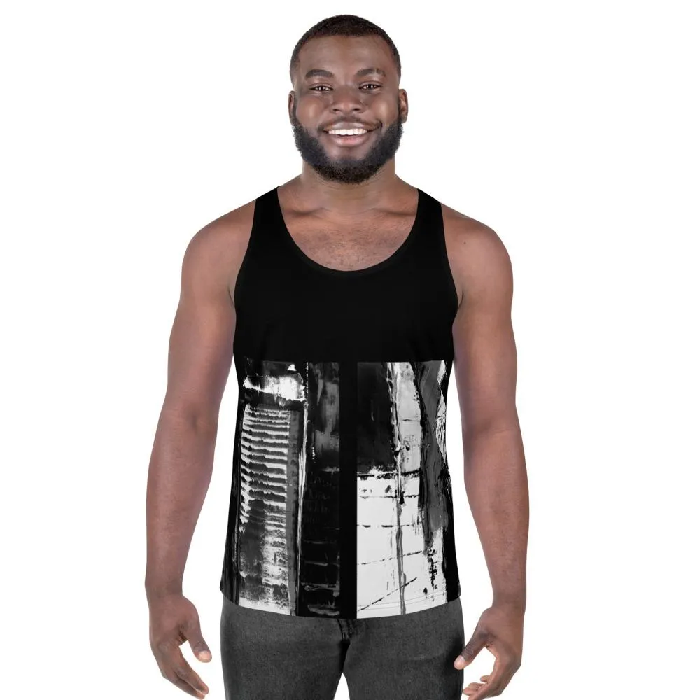 Unisex Mono Abstract T049 Tank Top