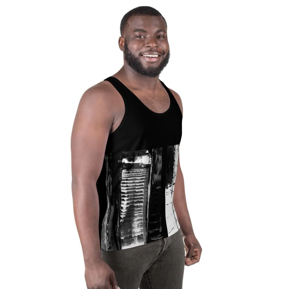 Unisex Mono Abstract T049 Tank Top