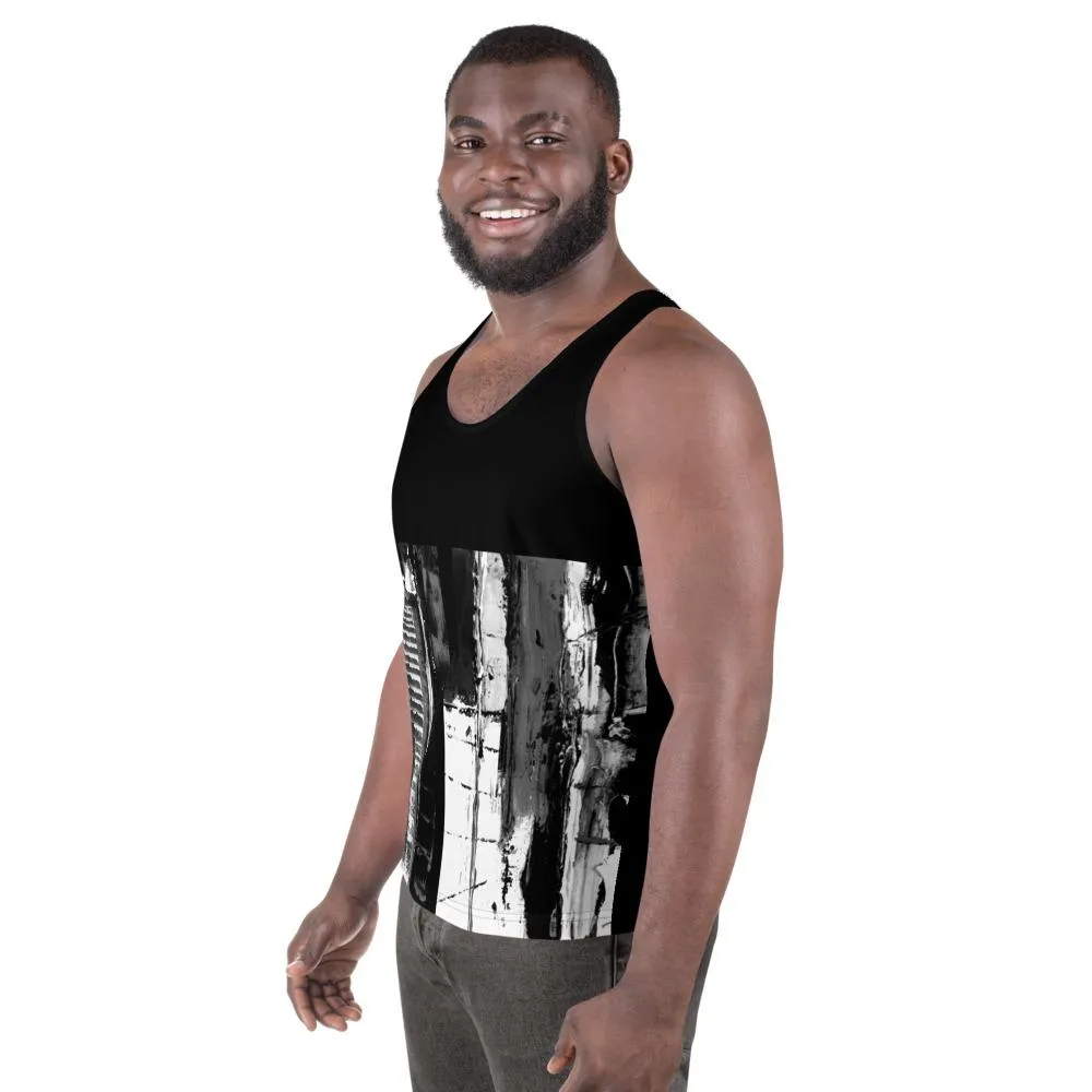 Unisex Mono Abstract T049 Tank Top