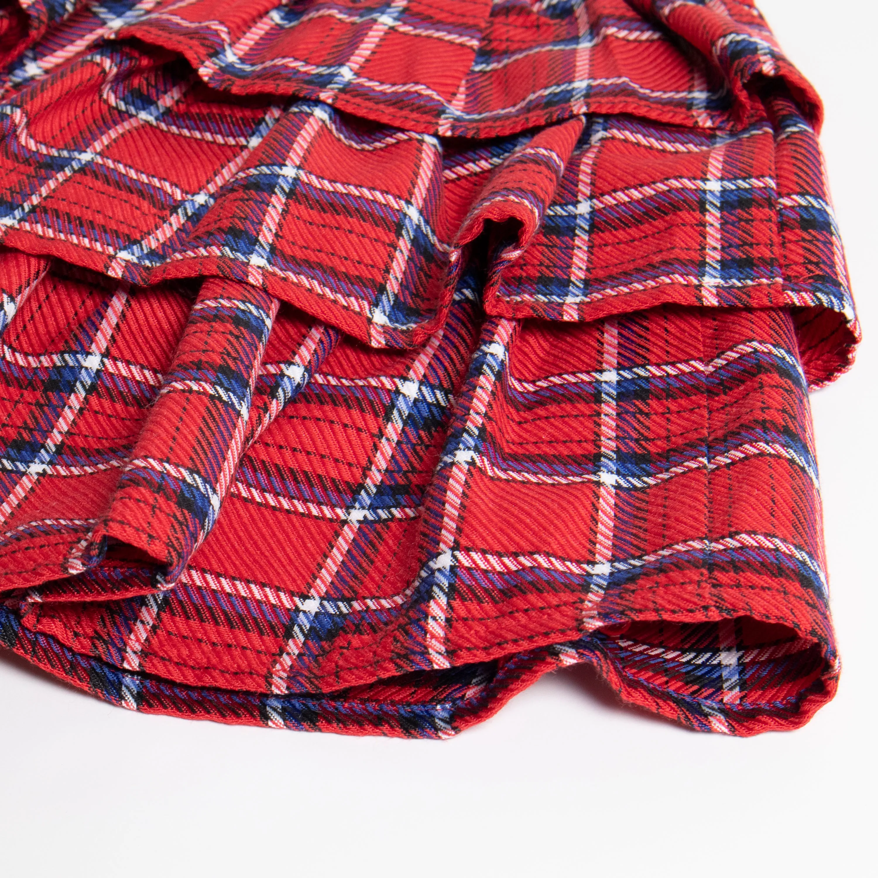 Varsity Plaid Tiered Skirt