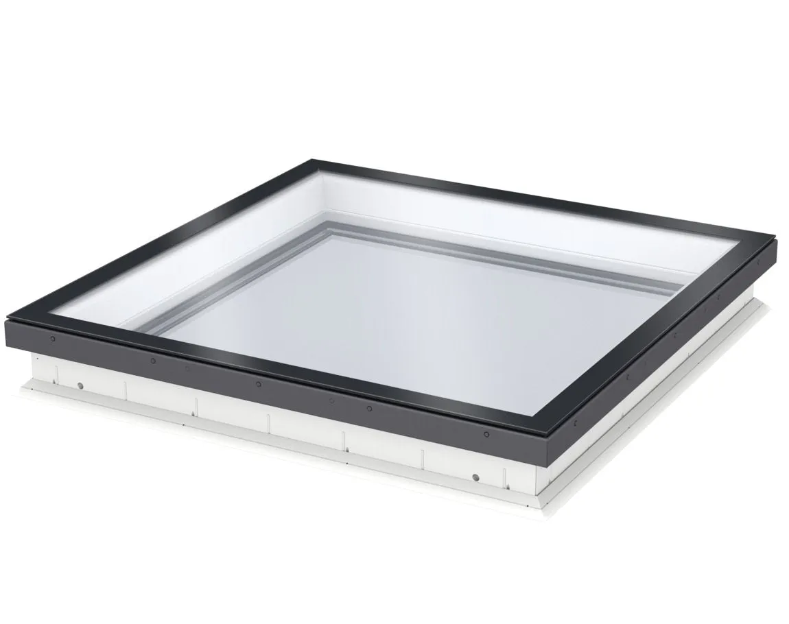 VELUX CFU 090060 S00M Fixed Flat Glass Rooflight Package 90 x 60 cm (Including CFU Triple Glazed Base & ISU Flat Glass Top Cover)