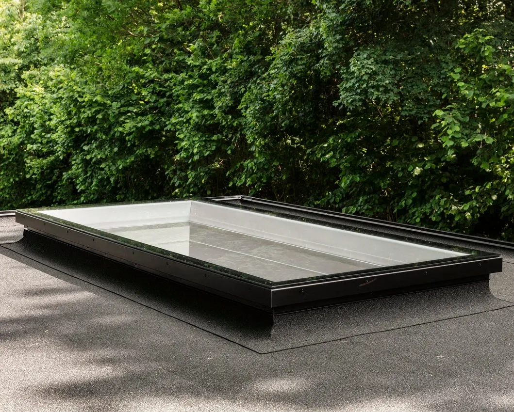 VELUX CFU 090060 S00M Fixed Flat Glass Rooflight Package 90 x 60 cm (Including CFU Triple Glazed Base & ISU Flat Glass Top Cover)