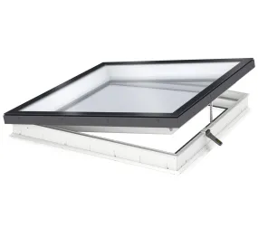 VELUX CVU 120120 S06Q Electric Flat Glass Rooflight Package 120 x 120 cm (Including CVU Double Glazed Base & ISU Flat Glass Top Cover)