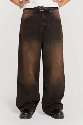 Vintage Brown Colossus Fit Jeans