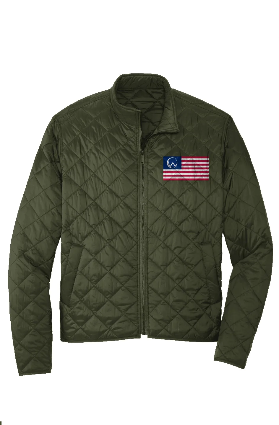 Warriors Creed Flag Quilted Full-Zip Jacket