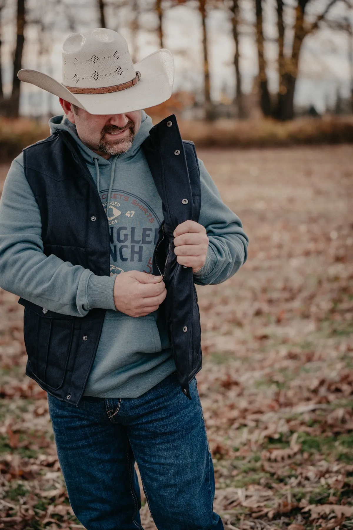 'Weatherford' Men's Ariat X Relentless Black Insulated Vest (S - XXL)