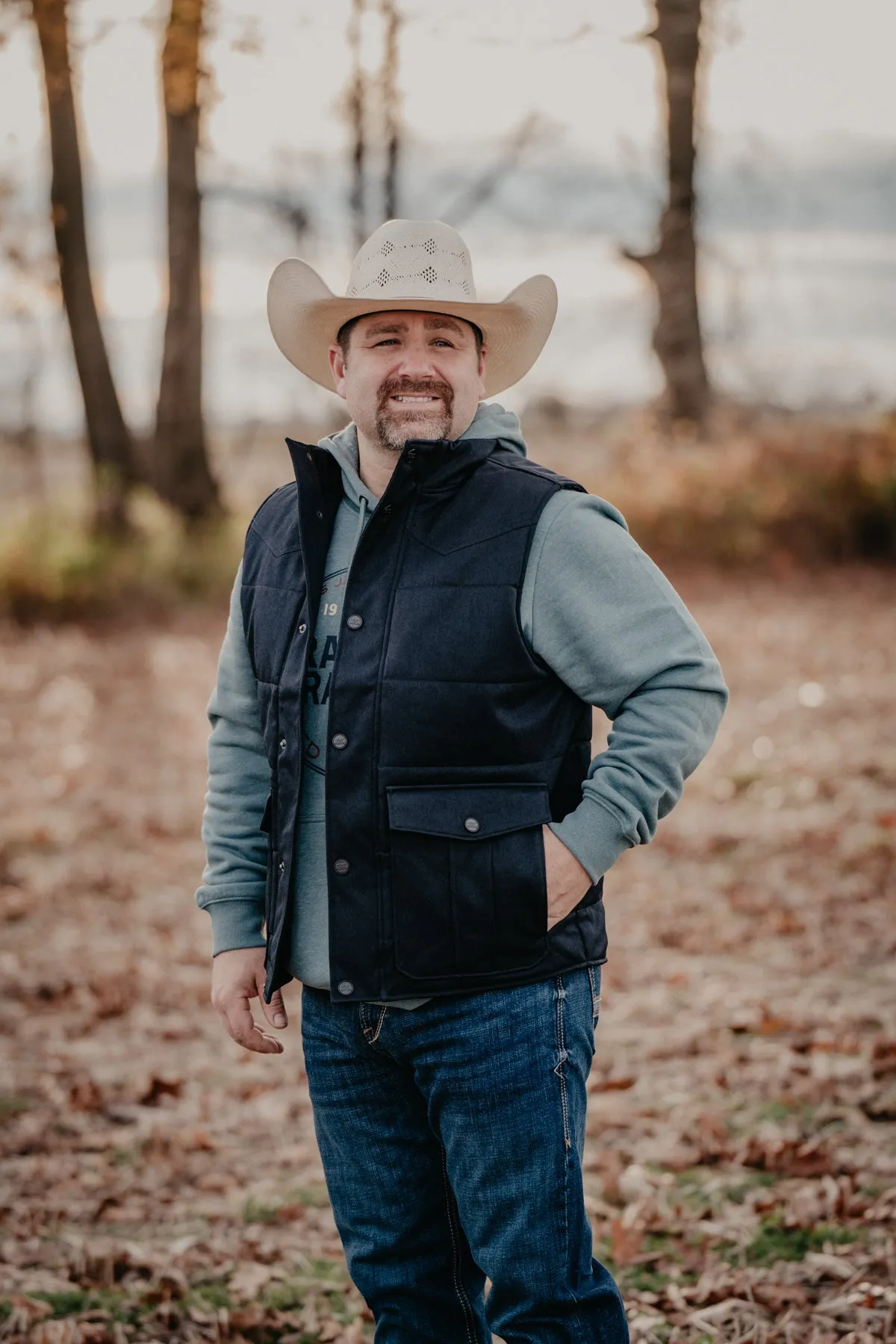 'Weatherford' Men's Ariat X Relentless Black Insulated Vest (S - XXL)