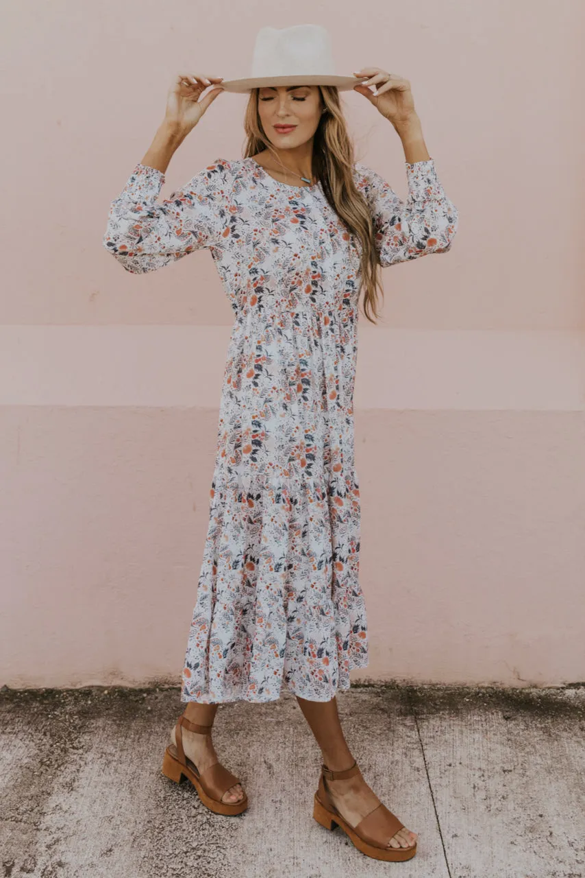 Wisteria Dream Floral Maxi