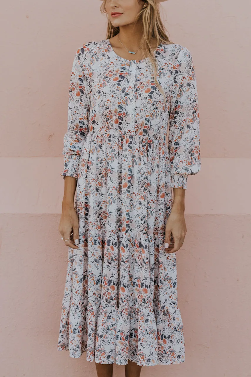 Wisteria Dream Floral Maxi