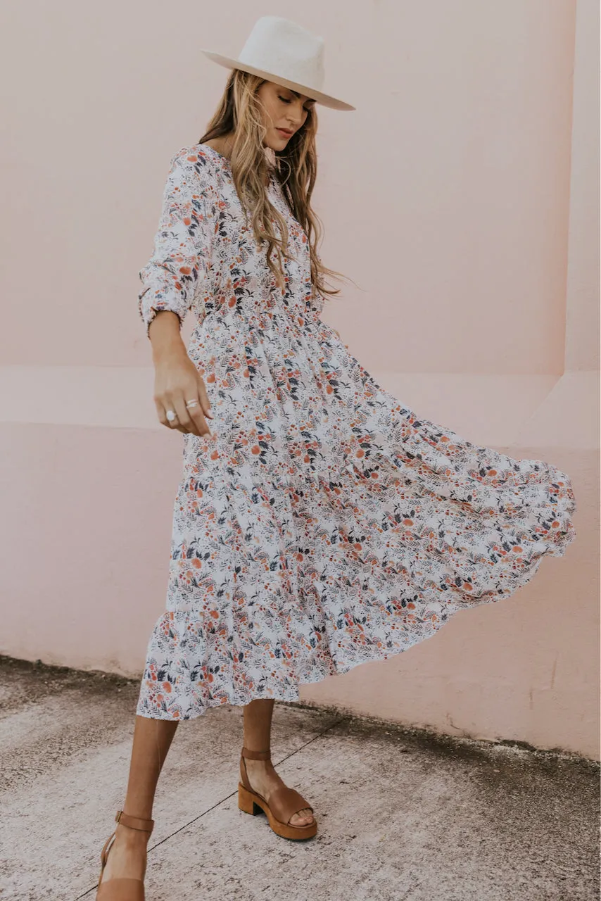 Wisteria Dream Floral Maxi