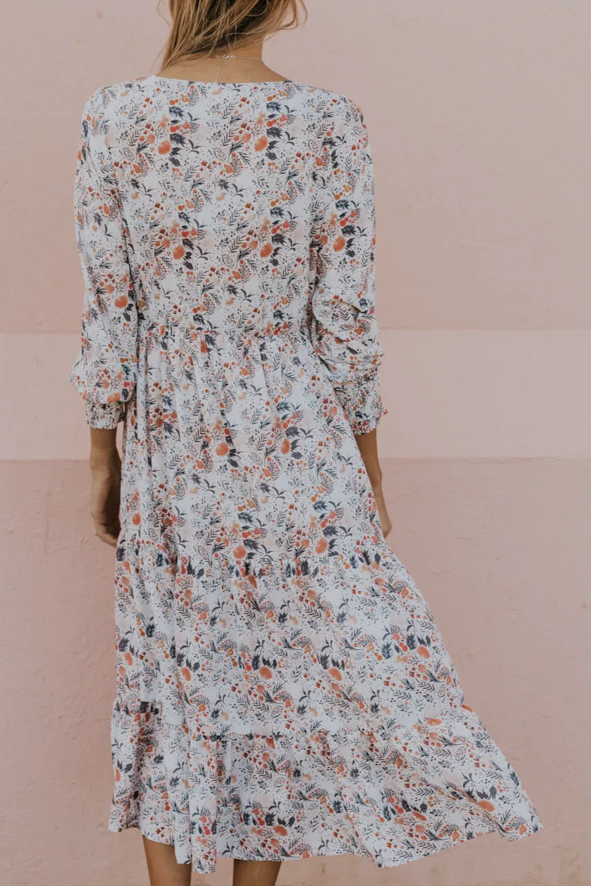 Wisteria Dream Floral Maxi