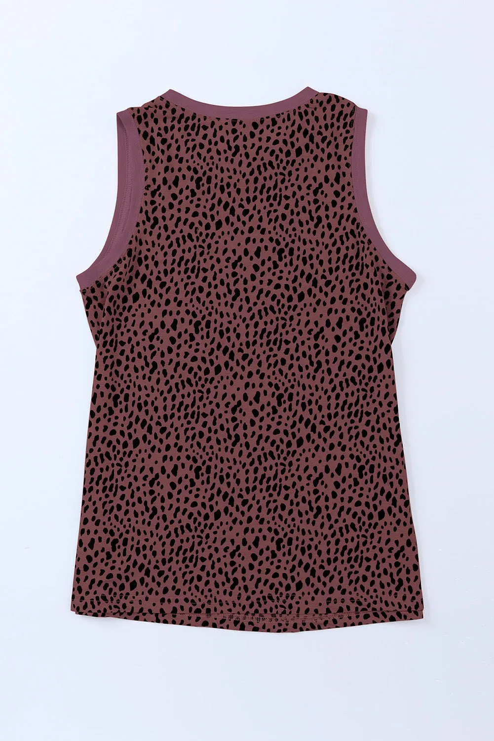 Women's Crew Neck Sleeveless Clothing Polka Dots Tops Shirts Loose Fit Basic Tank Tops