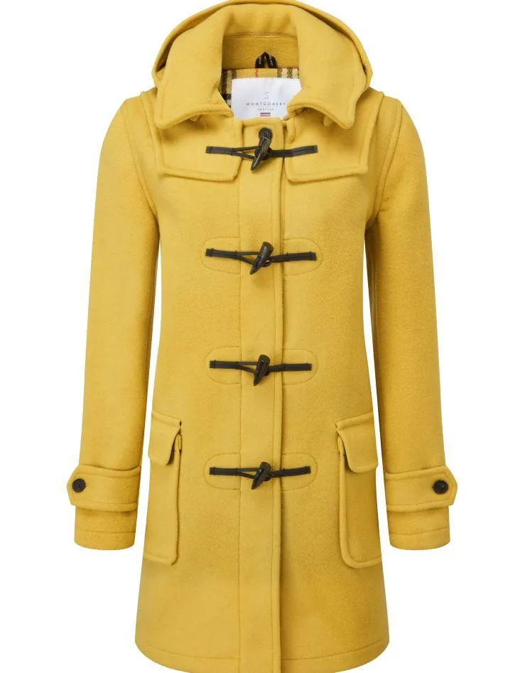 Women's London Classic Fit Duffle Coat - Mustard