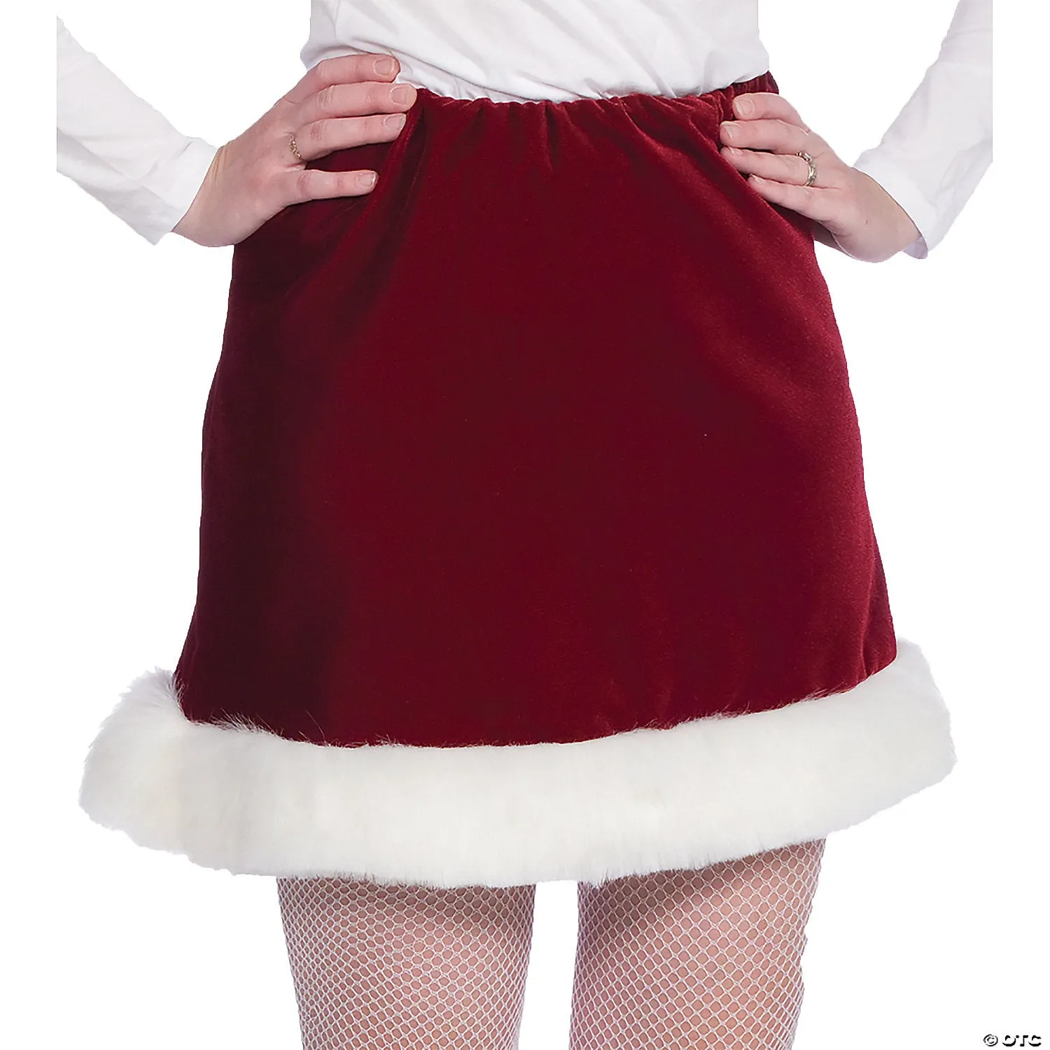 Women's Mrs. Santa Velveteen Skirt