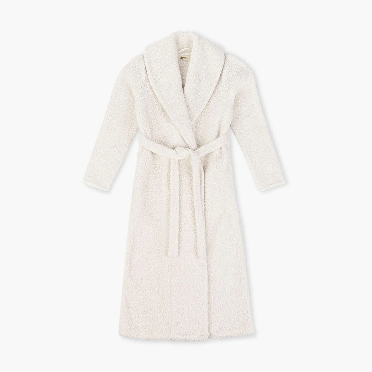 Women's Sherpa Robe Jacket_Cream