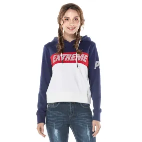 Womens Sports Hoodie Sweatshirt  S M L XL Navy/Red/White Blue/White/Red