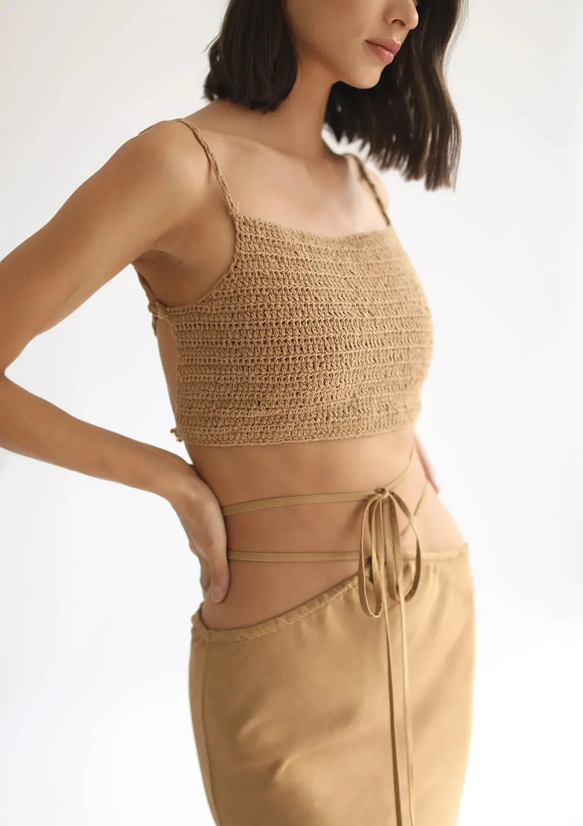 YARA MAXI SKIRT - GOLDEN TAN